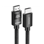 Cable HDMI 2.0 de Nylon Trenzado | 2 Metros (6.56 Pies) | 4K@60Hz | ARC | Dolby ATMOS | True HD | TMDS | HDR | 3D Inversivo | 18Gbps | 3 Capas de Protección + 4 de Blindaje | Niquelado | Carcasa de