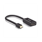 Convertidor Mini Display Port a HDMI / 4K@30Hz / Thunderbolt / Blindaje Interno Múltiple / Carcasa ABS / Longitud de 25 cm (9.84 pulgadas)