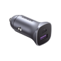 Cargador de Auto 30W | 2 Puertos USB-A y USB-C | Carga Rápida | Compatible con Vehículos de 12 y 24 VCD | PD3.0, QC4.0, SCP, PPS | Indicador Led | Diseño Compacto | Chip Inteligente | Caja de Alumi
