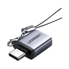 Adaptador USB-C 3.1 a USB 3.0 A / OTG / 5 Gbps / Aluminio / 10,000 Inserciones