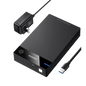 Carcasa de Disco Duro para  3.5\" y  2.5\" (Enclosure) | Con Cable USB 3.0 | Para HDD 3.5\" / SSD 2.5\" | SATA I/II/III | UASP | Hasta 16 TB | Compatible con Windows, Linux, Mac OS | No Requiere Co