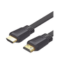 Cable HDMI 2.0 Plano de 1.5 Metros (4.92 Pies) / 4K@60Hz / HDR / 3D / HEC (Canal Ethernet HDMI) / ARC (Canal de Retorno de Audio / Color Profundo de 48 Bits / Audio de 32 Canales / HDCP / Audio Dol