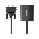 Adaptador VGA a HDMI / 1080P@60Hz / Audio 3.5mm / USB-C 5V / Cable 15cm (5.91 pulgadas) / 28AWG