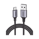 Cable USB-A a USB-C / 2 Metros (6.56 Pies) / 480 Mbps / Carga Rápida 18W / Nylon Trenzado / Aluminio