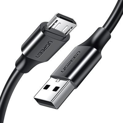 Cable USB-A a Micro USB | 2 Metros (6.56 Pies) | Tecnología de Carga Rápida Qualcomm / QC 3.0/2.0 | Recarga hasta 18W | Transmisión de Datos hasta 480Mbps | Tecnología de Carga Segura | Hasta 5,000
