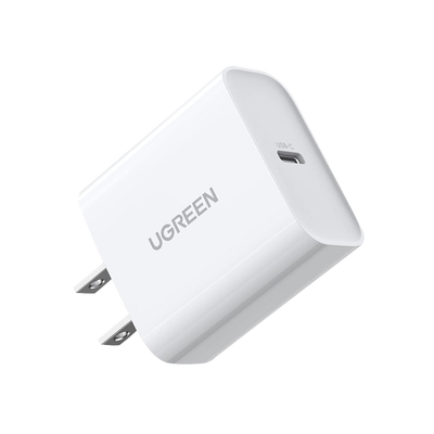 Cargador USB-C de 20W | 1 USB-C de Carga Rápida | QC4.0+ | PD3.0 | PPS | BC1.2| Carga Inteligente | Chip PWM | Múltiple Protección | Mayor Eficiencia Energética | Tamaño Compacto | Carcasa Ignifuga