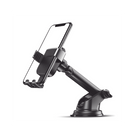 Soporte de Celular para Automóvil / Ventosa con Succión Fuerte / Rotación 360° / Brazo Telescópico Ajustable / Compatible 4.7'' a 7'' / Sujeción por Gravedad