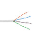 Bobina de Cable de 305 Metros (1000 Pies) UTP Cat6 Riser / Color Blanco / UL, CMR, Probado a 350 Mhz / Para Aplicaciones de CCTV, Redes de Datos, IP Megapixel, Control RS485
