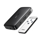 Conmutador HDMI / 3 Entradas a 1 Salida / 4K@30Hz / 3D / Control Remoto IR / Indicador LED