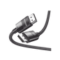 Cable DisplayPort 1.4 | Longitud 2 Metros (6.56 Pies) | Versión DP1.4 | 8K 7680x4320 a 60 Hz | Soporta 3D | HDR | Blindaje Interno Múltiple | Nylon Trenzado | Soporta 32.4Gbps