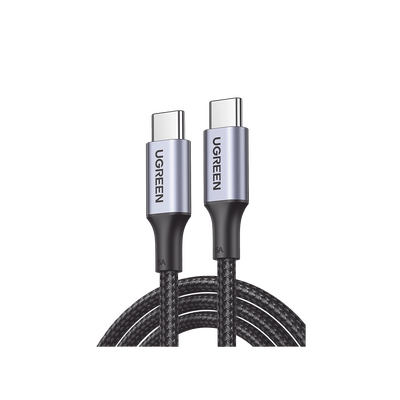 Cable USB-C a USB-C | 3 Metros | Carga Rápida de hasta 100W | Transferencia de datos 480 Mbps | PD3.0 | QC4.0/3.0/2.0 | FPC | AFC | Protección Integrada| Caja de Aluminio | Nylon Trenzado | Amplia