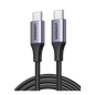 Cable USB-C a USB-C | 2 Metros | Potencia de Carga 240W | 48V/5A | PD3.1 /3.0 | 480 Mbps | Chip E-Market | Carcasa de Aluminio | Nylon Trenzado.