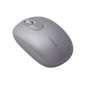 Mouse Inalámbrico 2.4G 800/1200/1600/2400 DPI | Función de 3 botones | Alcance 10m | Silencioso |  Ergonómico | Anti-caída y Anti-interferencias | Batería Alcalina AA incluida  | Color Grey.