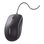 Mouse Óptico USB | Cable USB de 1.5 metros | 3 Botones | 1200DPI | Diseño Ergonómico | Silencioso | Color Negro | Windows / MacOS / Linux / Chrome y otros | También Compatible con  DVR / NVR.