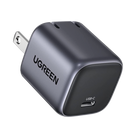 Cargador de Pared USB-C / 20 W / GaN II / Power Delivery 3.0 / Quick Charge 4.0 / Enchufe Plegable / 100-240 V