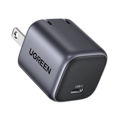 Cargador de Pared USB-C / 20 W / GaN II / Power Delivery 3.0 / Quick Charge 4.0 / Enchufe Plegable / 100-240 V
