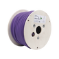 Bobina de Cable Blindado F/UTP de 4 Pares, Z-MAX, Cat6A, Soporte de Aplicaciones 10GBase-T, LS0H (Libre de Gases Toxicos), Color Violeta, 305 Metros (1000 Pies)
