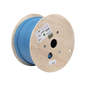 Bobina de Cable Blindado F/UTP de 4 Pares, Z-MAX, Cat6A, Soporte de Aplicaciones 10GBase-T, CMR (Riser), Color Azul, 305 Metros (1000 Pies)