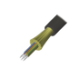 Cable de Fibra Óptica de 4 Hilos, Interior/Exterior, Tight Buffer, No Conductiva (Dieléctrica), Plenum, Monomodo OS2, 1 Metro (3.28 Pies)
