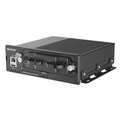 DVR Móvil / 8 Canales / 1080P / GPS Integrado / IA ADAS-DSM-BSD / Alimentación 9-36 Vcc / Doble Almacenamiento SSD 4TB o HDD 2TB
