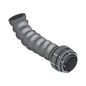 Tubo Flexible tipo Liquidtight de 1\" (25 mm) / Acero + PVC / Rollo de 20 Metros.