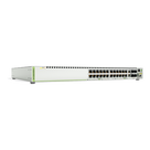 Switch PoE+ Stackeable Capa 3, 24 puertos 10/100/1000 Mbps + 2 puertos SFP Combo + 2 puertos SFP+ 10 G Stacking, 370 W