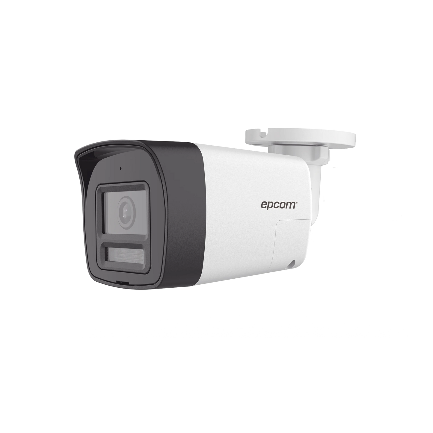[Audio Bidireccional + Dual Light + ColorVu] Bala TURBOHD 4K (8 Megapixel) / Lente 2.8 mm / 30 mts IR EXIR + 20 mts Luz Blanca / Micrófono y Bocina Integrado / Exterior IP67 / Metal / dWDR