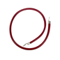 Cable para Baterías  1 m, Rojo, Calibre 2 AWG con Terminales de Ojo en Ambos Extremos