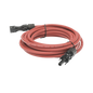 Cable Fotovoltaico, 2.5 m, Rojo, Calibre 10 AWG con Terminal MC4-M en Ambos Extremos