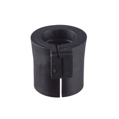 Pasacable de Entrada Sencilla y Pequeña 0.63\"-0.67\", para Cables Terminados, Color Negro. Paquete de 4 Piezas
