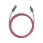 Cable Fotovoltaico / 1 metro / Color Rojo / Calibre 10 AWG / Terminal MC4-Macho y Hembra en  ambos extremos