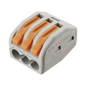 Conector Compacto para 1 Cable de Entrada 2 Cables de Salida / Cables Compatibles 12AWG-28AWG