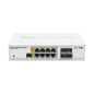 Cloud Router Switch Administrable L3, 8 puertos 10/100/1000 Mbps c/PoE Pasivo ó 802.3af/at, 4 Puertos SFP