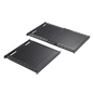 Charola Ventilada de Instalación sin Herramienta, Para Rack o Gabinetes de 4 Postes, Ajustable de 900 a 1200 mm de Profundidad, De Acero, Color Negro