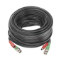 Cable Coaxial (BNC RG59) + Alimentación / SIAMES / 20 Metros (65.62 Pies) / Aleación Cobre + Aluminio CCA / Para Cámaras 4K / Uso Interior y Exterior