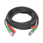 Cable Coaxial (BNC RG59) + Alimentación / SIAMES / 5 Metros (16.40 Pies) / 100% Cobre / Para Cámaras 4K / Uso Interior y Exterior