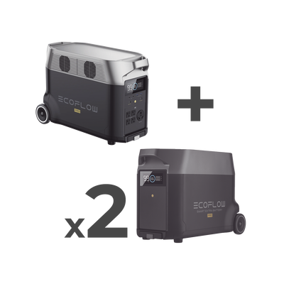 Estación de Energía Portátil DELTA PRO 3600Wh Litio LFP / 5 AC 3600W (7200W Pico) / 2 USB-C 200W / Capacidad para Aumentar Respaldo / Cargador de Coche 10A a 12.6V / Conectividad WiFi y Bluetooth (