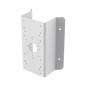 Montaje de Esquina para PTZ TURBOHD o IP / Uso en Exterior / Material de Acero de Carbono / Color Blanco