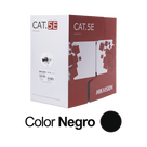 Bobina de Cable UTP / Cat 5E / 24 AWG / 305 m (1000 pies) / PE Exterior / 100% Cobre / 100 MHz / PoE