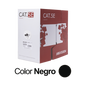 Bobina de Cable UTP 305 Metros (1000 Pies) / Cat 5E (24 AWG) / Color Negro / PE / Uso en Exterior / 100% Cobre / Aplicaciones de CCTV, Redes de Datos y Enlaces Inalámbricos