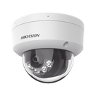 Cámara Domo IP / 2 Megapixel / Dual Light 30 m (98.4 ft) / Lente 2.8 mm / 103° / IK08 / IP67 / PoE / Micro SD 512 GB