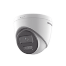 Cámara Turret IP / 6 Megapixel / Dual Light 30 m (98.4 ft) / Lente 2.8 mm / 105° / Micrófono Integrado / IP67 / PoE
