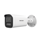Bala IP 4 Megapíxel / Lente Motorizado 2.8 a 12 mm / Dual Light (50 mts IR + 50 mts Luz Blanca) / ACUSENSE Lite / Microfono Integrado / Exterior IP67 / WDR 120 dB / PoE  / Micro SD / Alarmas I/O