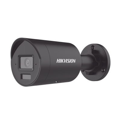 [Dual Light + 2 Micrófonos Integrados] Bala IP 4 Megapixel / Color Negro / Lente 2.8 mm / 40 mts Luz Blanca + 40 mts IR / ACUSENSE / Exterior IP67 / WDR 120 dB / PoE / ONVIF / Micro SD / Metal / AC
