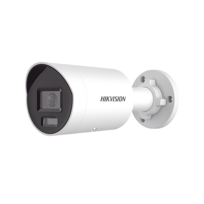 [Dual Light + ColorVu] Bala IP 8 Megapixel (4K) / Lente 2.8 mm / 40 mts IR + 40 mts Luz Blanca /  Microfono Integrado / Exterior IP67 /   WDR 130 dB / ACUSENSE (Filtro de Falsas Alarmas) / Captura