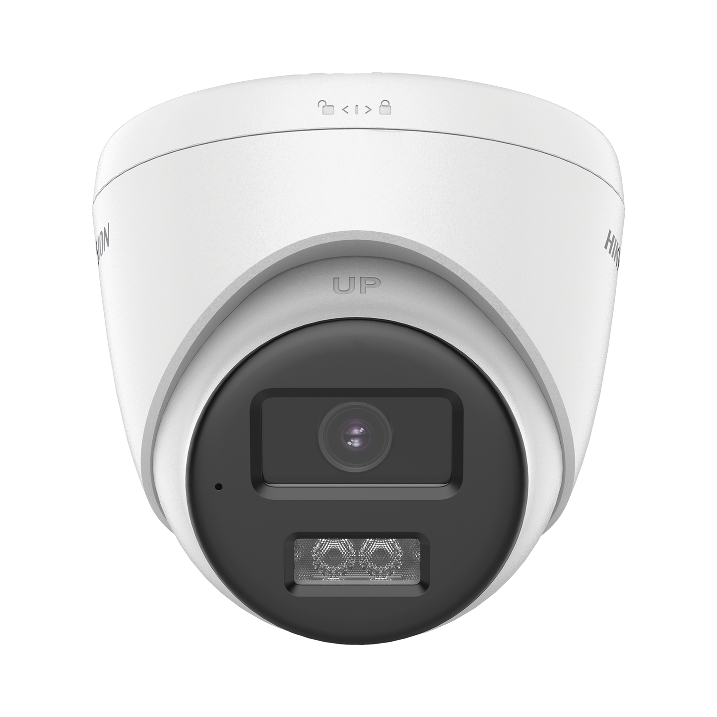 [Audio Bidireccional + Sirena & Estrobo + Dual Light + ColorVu] Turret TURBOHD 4K (8 Megapixel)  / Lente 2.8 mm / 40 mts IR EXIR + 40 mts Luz Blanca / Sirena / Micrófono y Bocina Integrado / Exteri