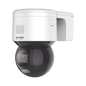 Domo PT IP 4 Megapixel / Imagen a Color 24/7 / Lente 4 mm / Luz Blanca 30 mts / Exterior IP66 / ACUSENSE (Evita Falsas Alarmas) / PoE+ / Micrófono y Bocina Integrada / WDR 120 dB / MicroSD