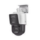 Cámara PTZ IP TandemVu / 4 Megapixel / Zoom Óptico 4X / Dual Light IR 40 m (131.2 ft) + Luz Blanca 30 m (98.4 ft) / WDR 120 dB / AcuSense / Audio Bidireccional / IP66 / PoE+