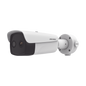 Bala IP Dual / Térmica 35 mm (384 X 288 ) / Óptico 15 mm (4 Megapixel) / 100 mts IR / IP66 / PoE / Termométrica / Detección de Temperatura / MicroSD
