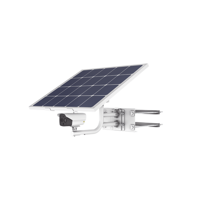 Kit Cámara Térmica Solar - Resolución 256 x 192 / Rango de temperatura -20°C a 150°C / Fusión de imagen bi-espectro / Alarma audible y estroboscópica / 4G LTE / Batería Lithium 360Wh / Panel solar